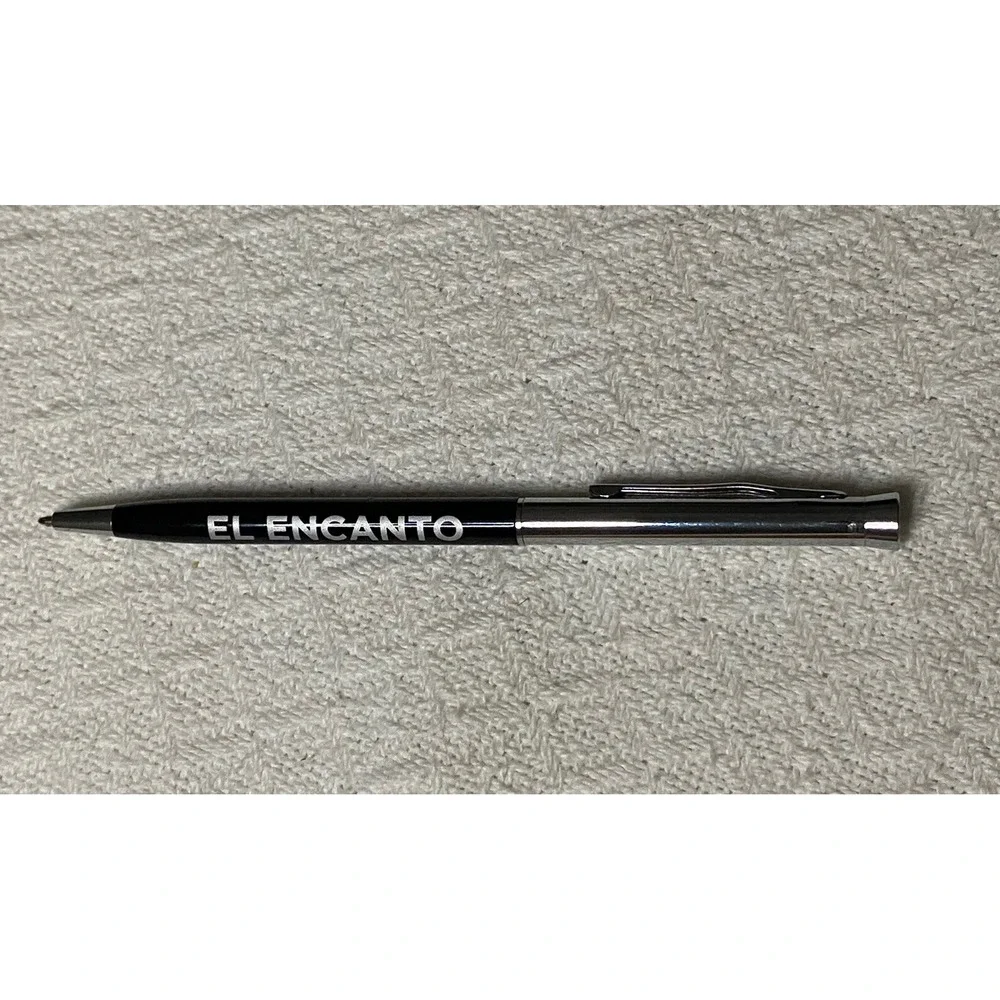 El Encanto A Belmont Hotel Santa Barbara advertising pen Metal twist around